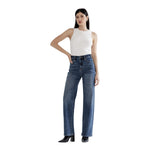 High Rise Loose Fit Wide Leg Jean - Denny's