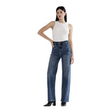 High Rise Loose Fit Wide Leg Jean - Denny's