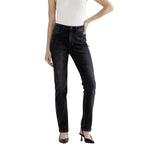 High Rise Slim Straight Leg Jean - Denny's