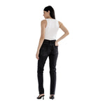 High Rise Slim Straight Leg Jean - Denny's