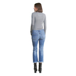Mid Rise Distressed Crop Jean - Denny's