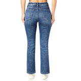 Mid Rise Slim Crop Straight Jean - Denny's
