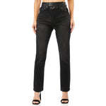 Criss Cross High Rise Slim Straight Jean - Denny's