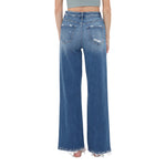 High Rise Wide Leg Jean - Denny's