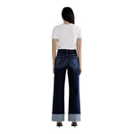 High Rise Wide Cuff Hem Jean - Denny's