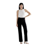 High Rise Slim Wide Leg Jean