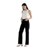 High Rise Slim Wide Leg Jean