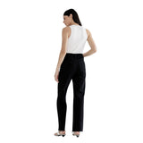 High Rise Slim Wide Leg Jean