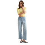 Mid Rise Ankle Wide Leg