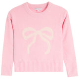 Fuzzy Bow Sweater