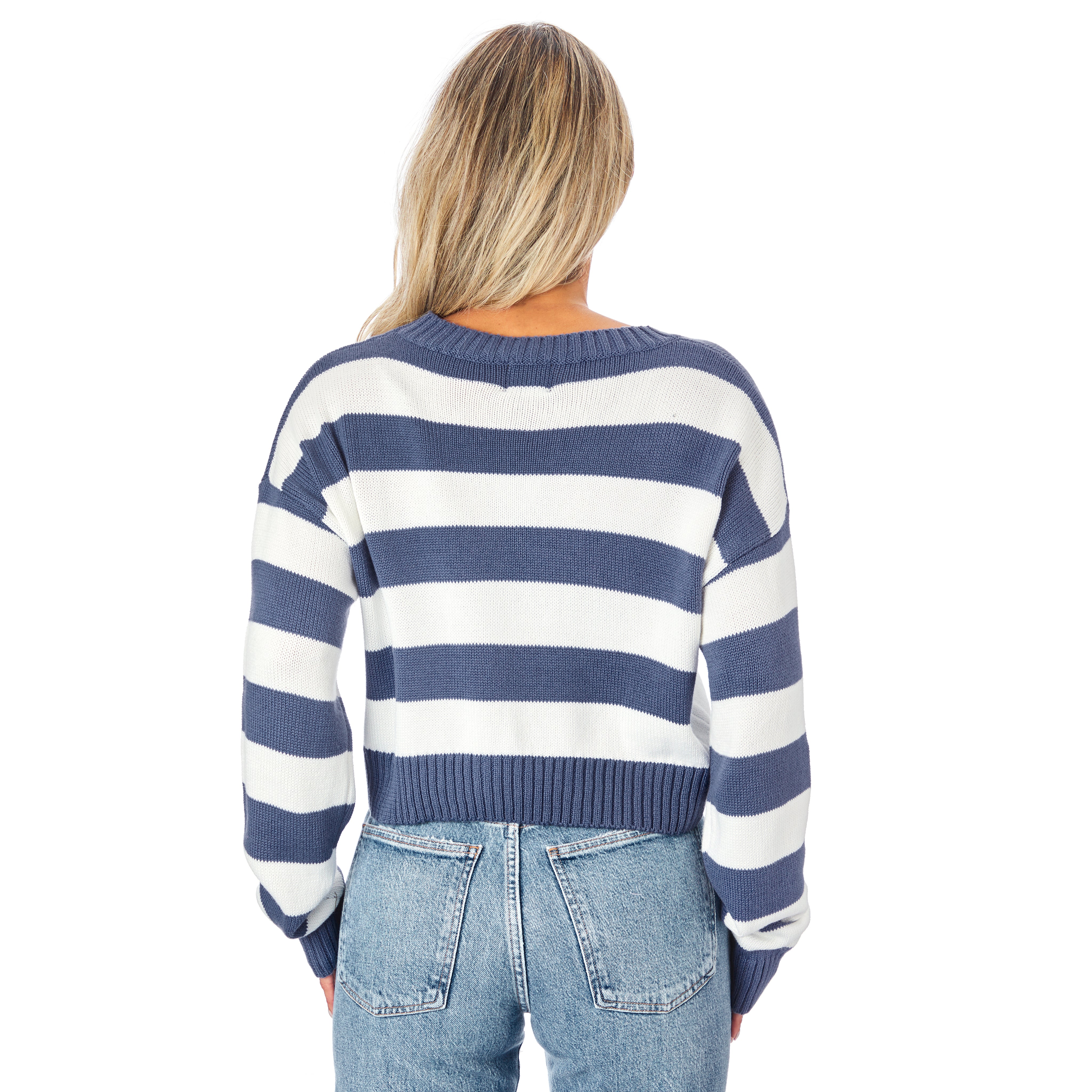 Megan Striped Sweater - Denny's