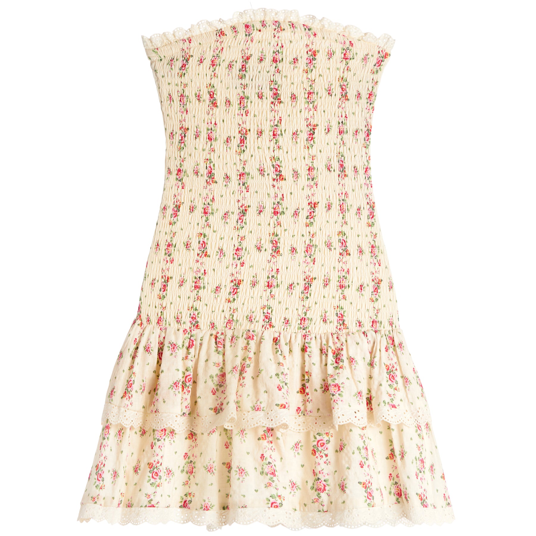 Melina Strapless Smock Dress - Denny's
