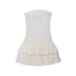 Melina Eyelet Strapless Dress - Denny's
