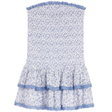 Melina Blue Mini Toile Dress