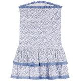 Melina Blue Mini Toile Dress