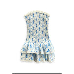 Melina Santorini Stripe Floral Dress - Denny's
