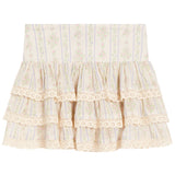 Melody Vintage Vine Flroal Smock Skirt
