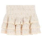 Melody Vintage Vine Flroal Smock Skirt