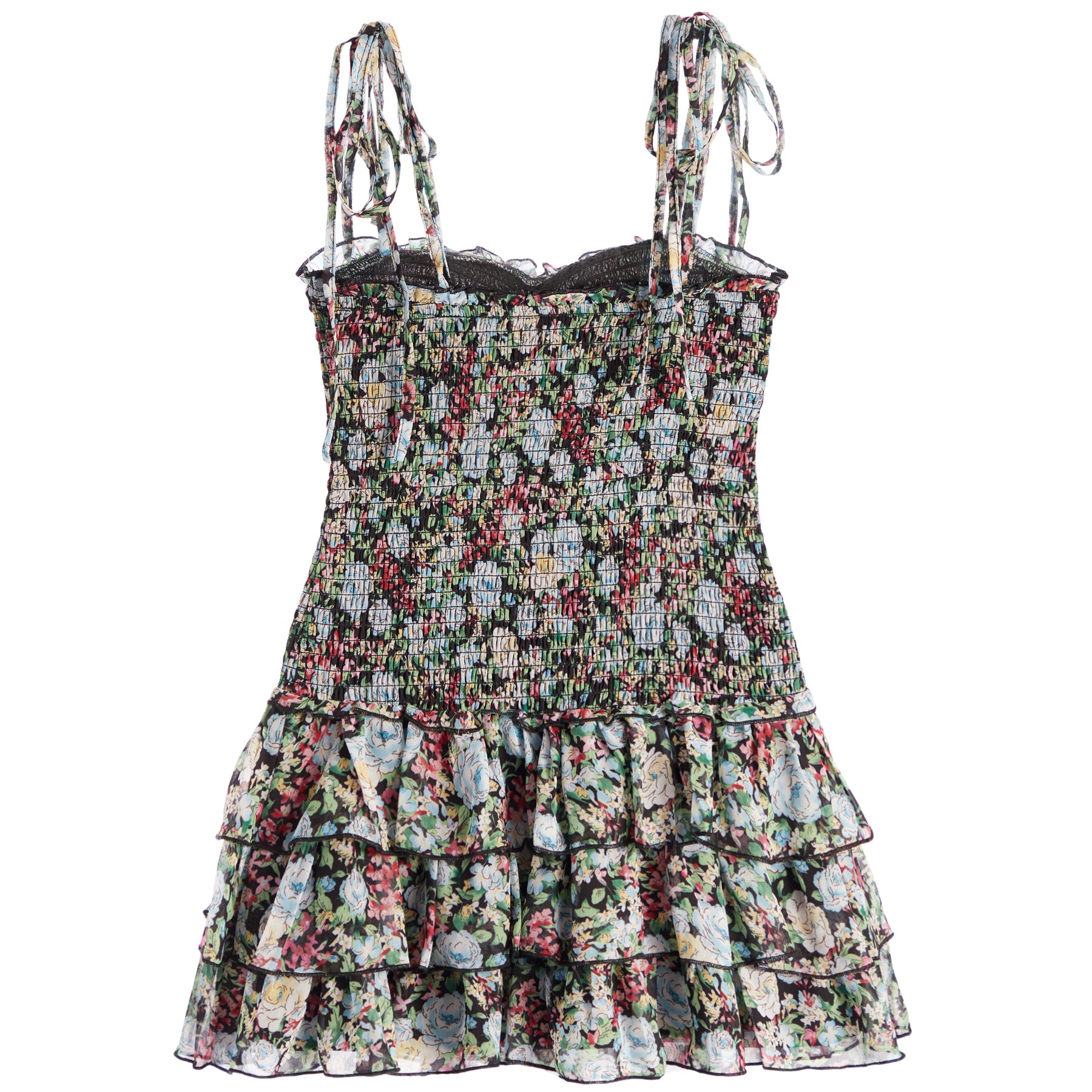 Meri Beaded Floral Dress - Denny's
