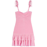 Meri Tie Shoulder Smock Dress - Denny's