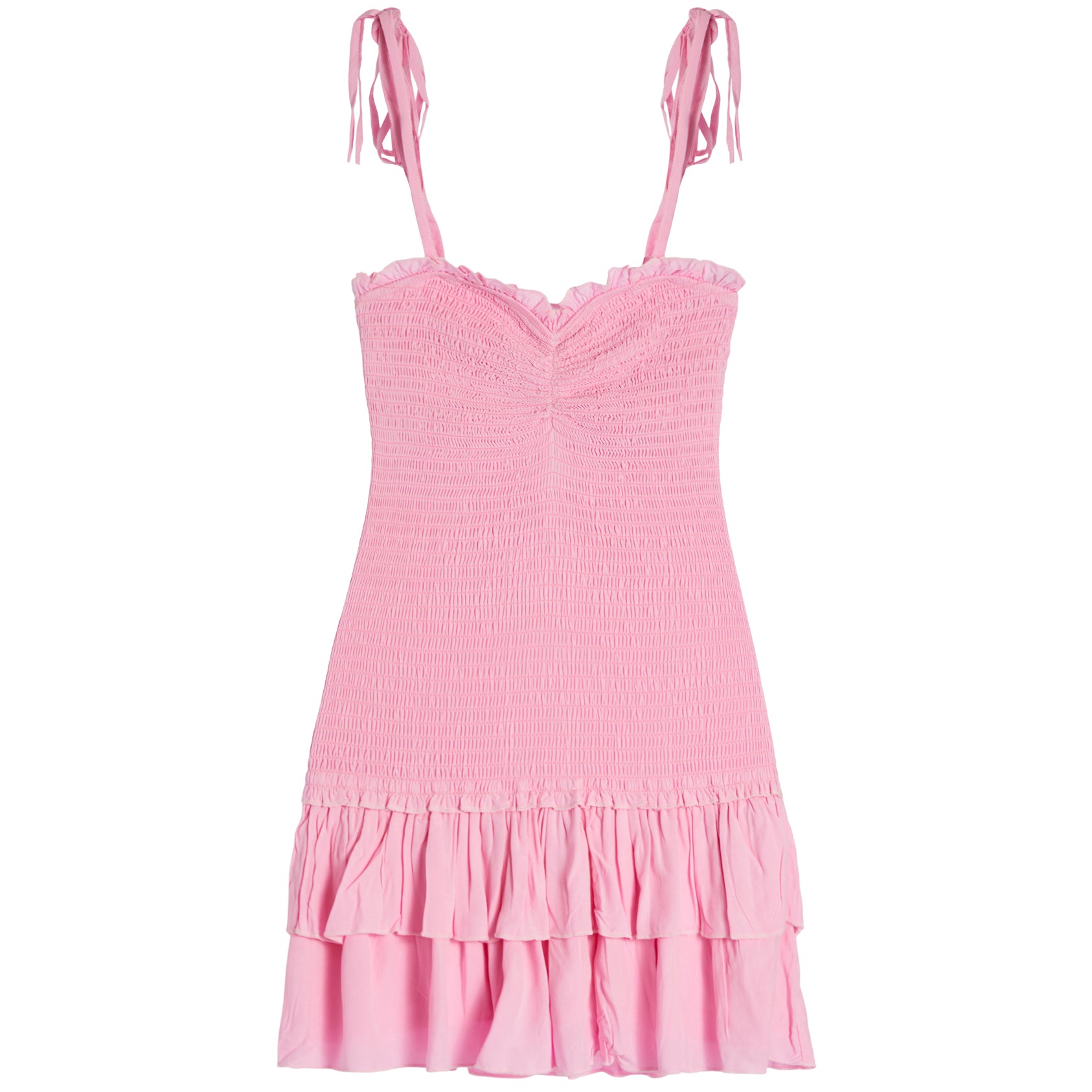 Meri Tie Shoulder Smock Dress - Denny's