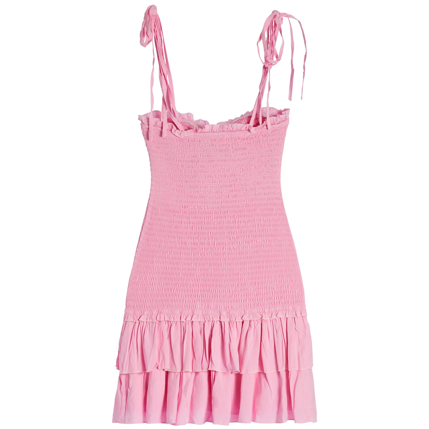 Meri Tie Shoulder Smock Dress