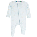 Serene Safari Blue Footie - Denny's