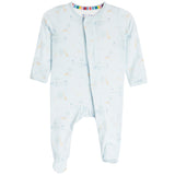 Serene Safari Blue Footie - Denny's