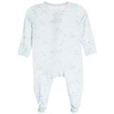 Serene Safari Blue Footie - Denny's