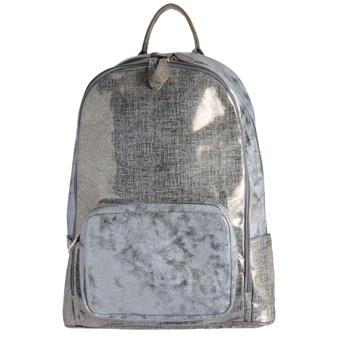 Metallic Silver Backpack - Denny's