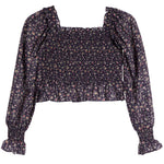 Michaela Floral Smock Top - Denny's