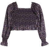 Michaela Floral Smock Top - Denny's
