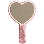 Crystal Heart Mirror