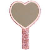 Crystal Heart Mirror