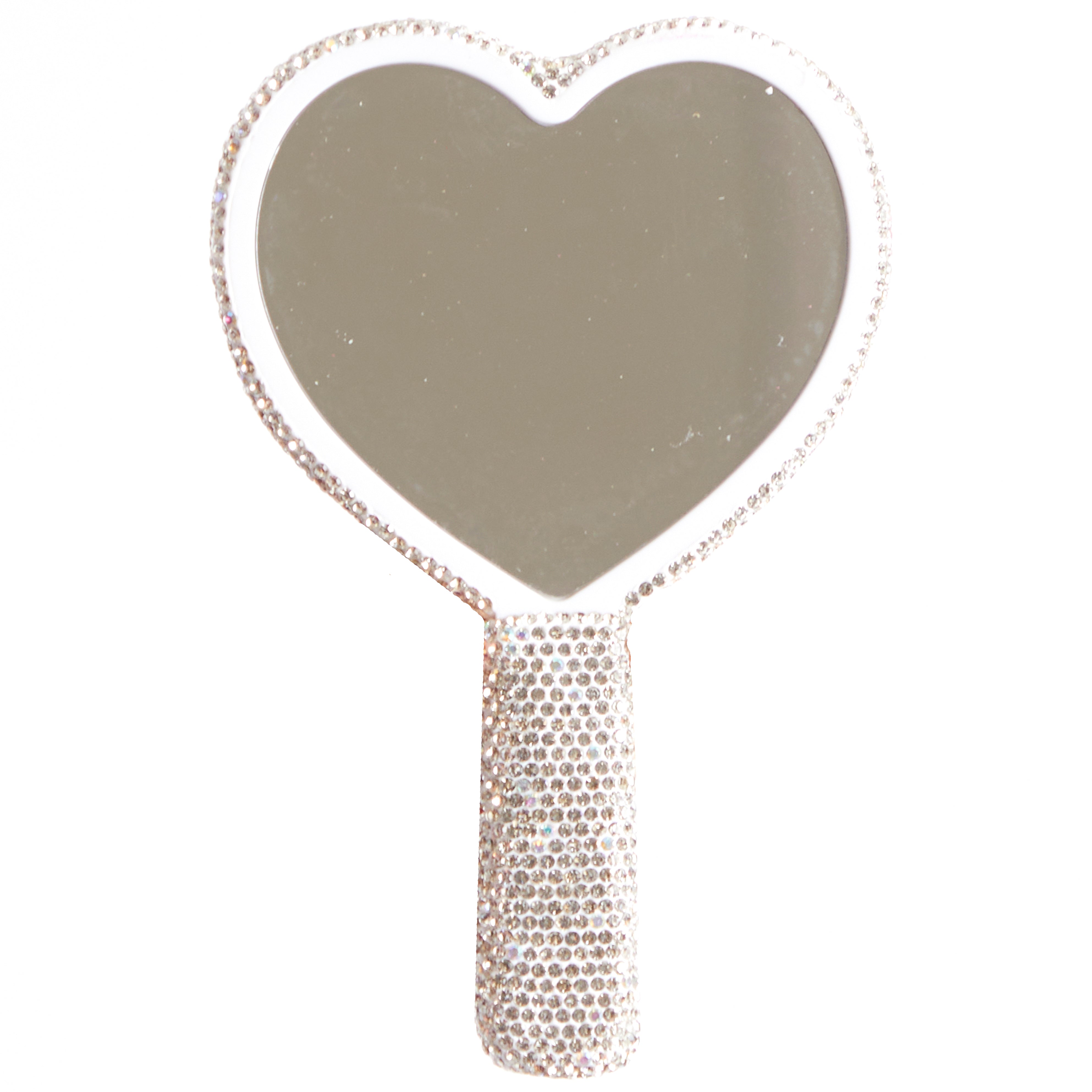 Crystal Heart Mirror
