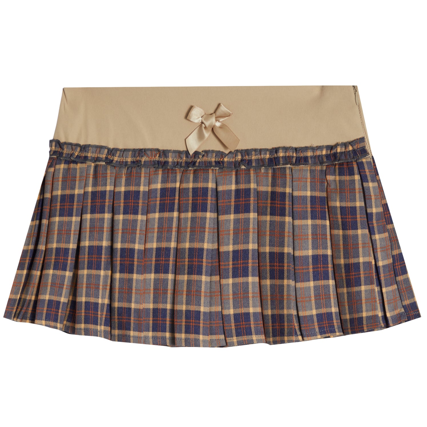 Plaid Micro Mini Skort - Denny's