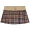 Plaid Micro Mini Skort - Denny's