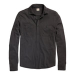 Washed Black Knit 2 Pocket Shirt - Denny's