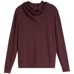 Sunwashed Slub Hoodie Mahogany - Denny's