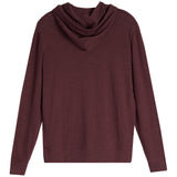 Sunwashed Slub Hoodie Mahogany - Denny's
