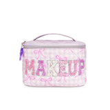 Makeup Stripe Train Case