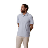 S/S Movement Polo W/ Red Stripe