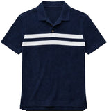 Cabana Stripped Towel Terry Polo