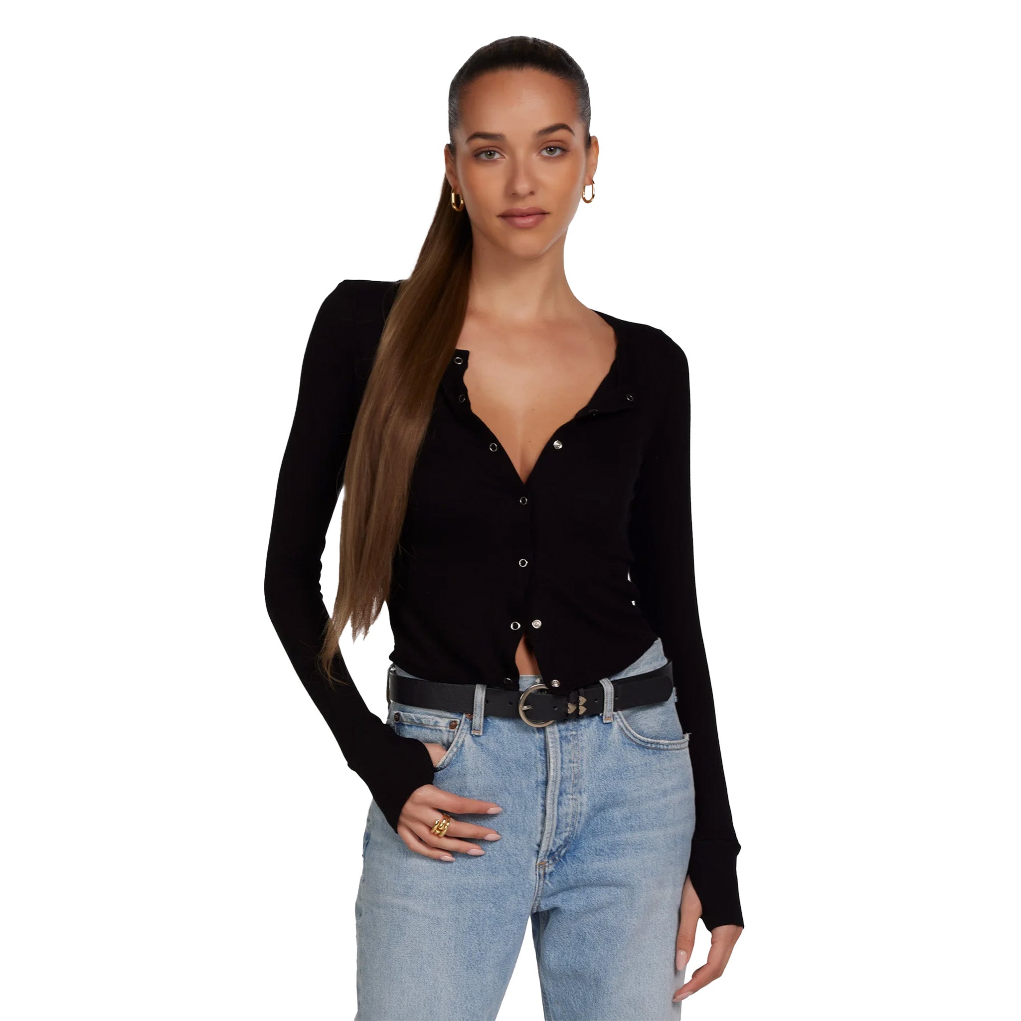 Vesca Snap Front Cardi - Denny's