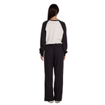 Siri Colorblock Raglan Crew - Denny's