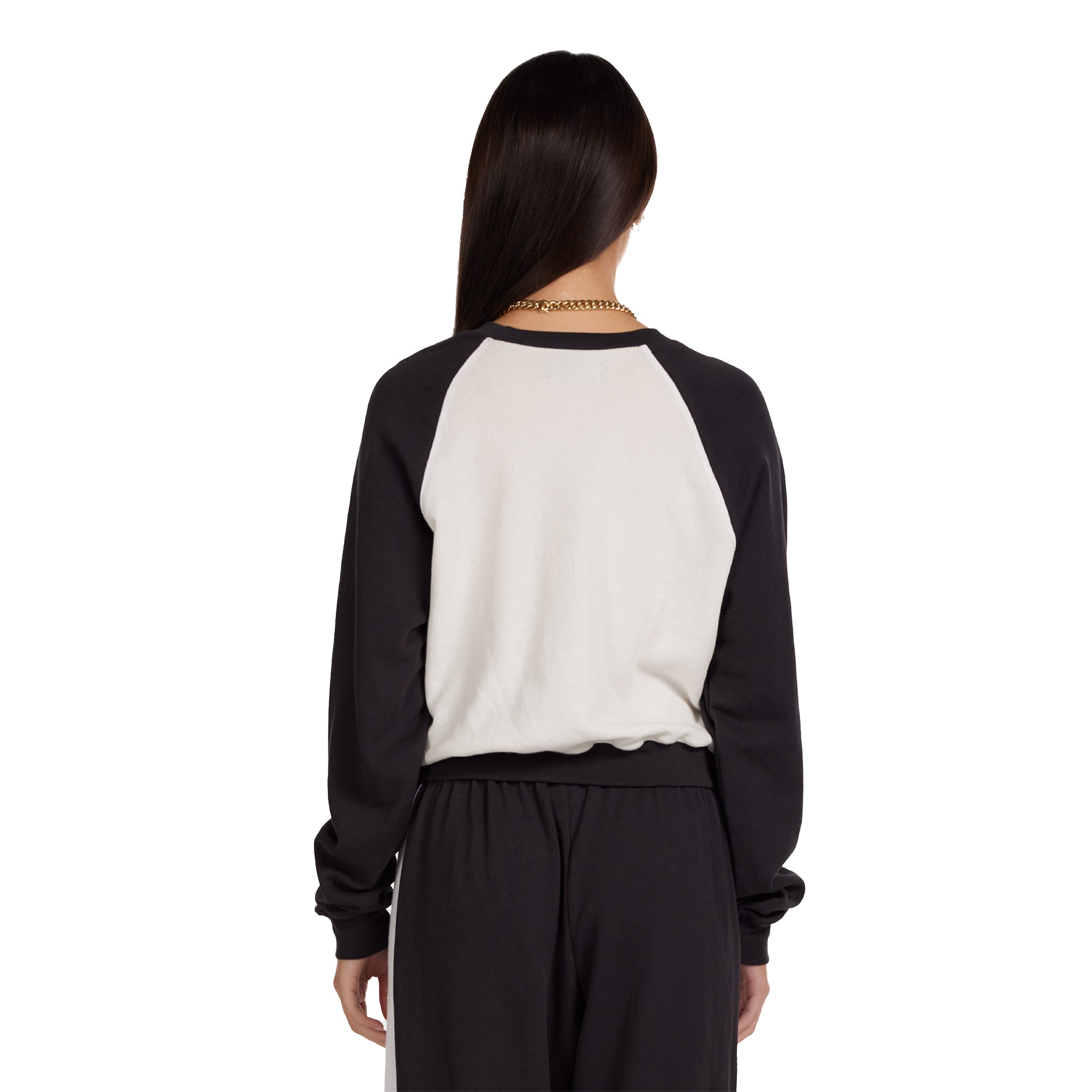Siri Colorblock Raglan Crew - Denny's
