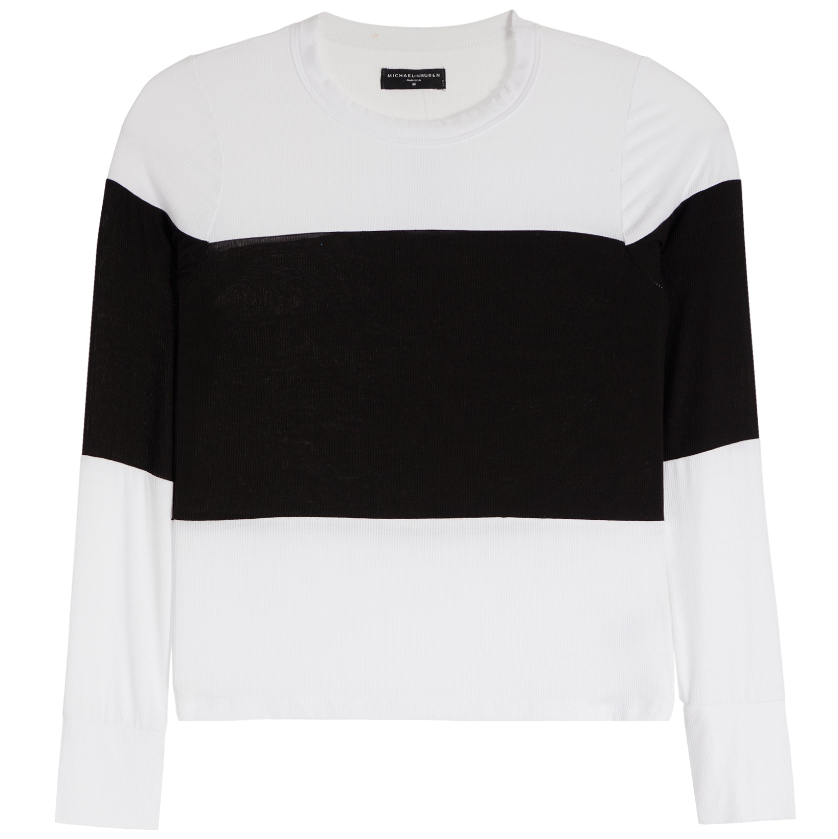Davian Colorblock Tee With Thumbholes - Denny's