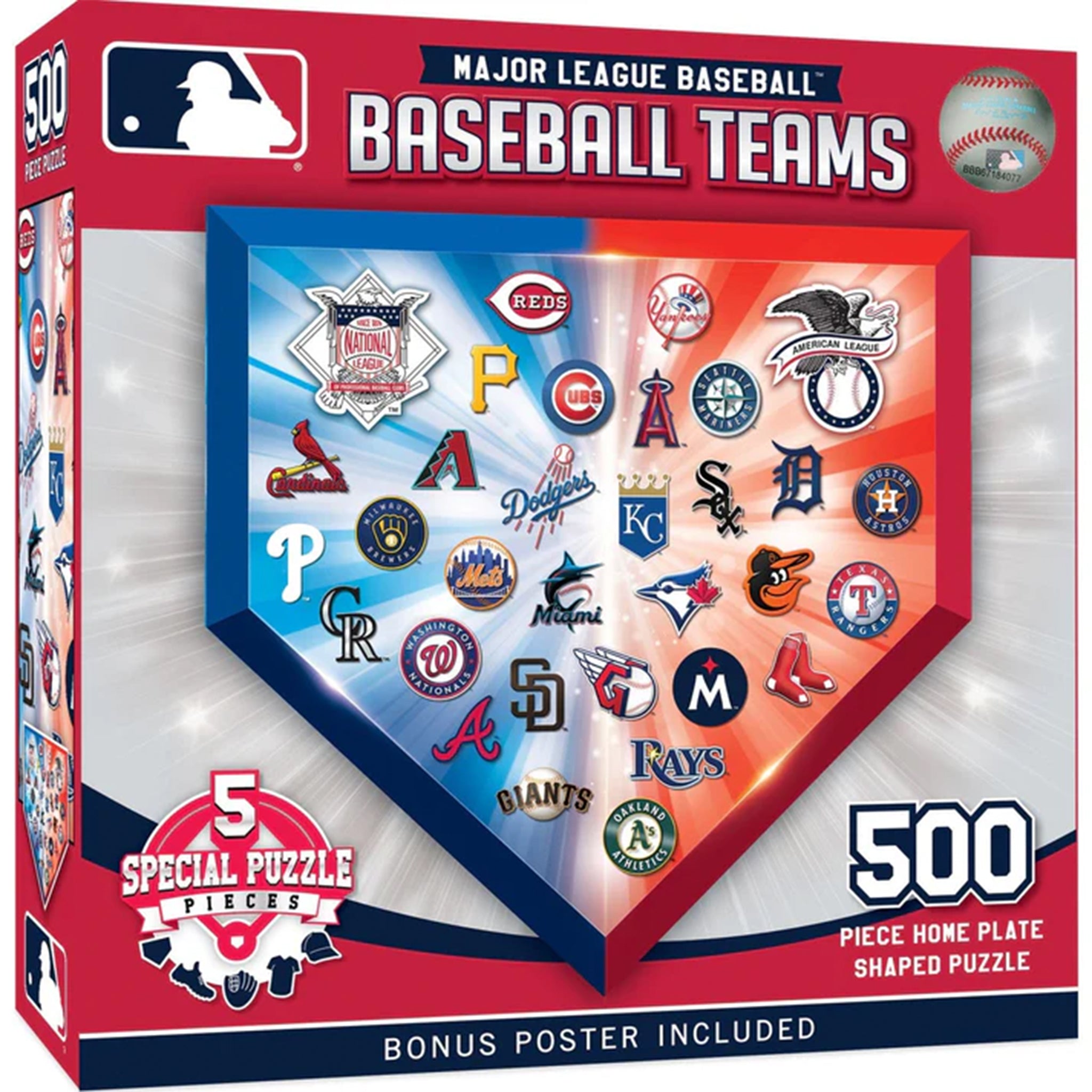 MLB Home Plate 500 pc Puzzle - Denny's
