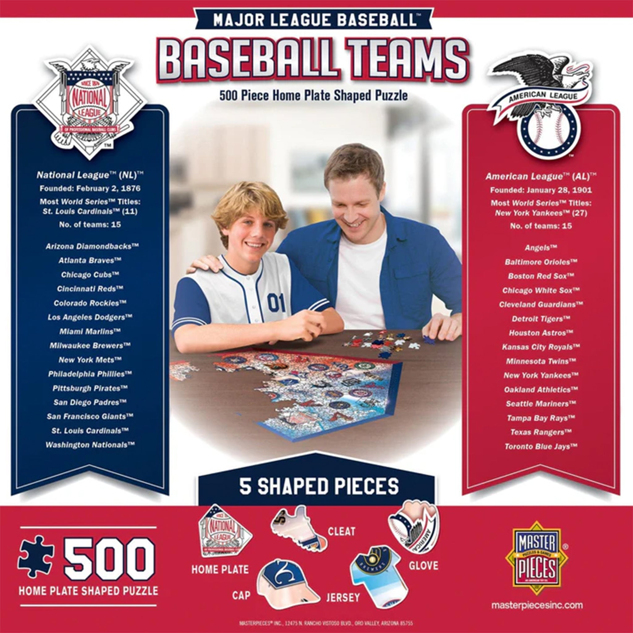 MLB Home Plate 500 pc Puzzle - Denny's