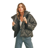 Quilted Nylon Puffer Jacket - Denny's